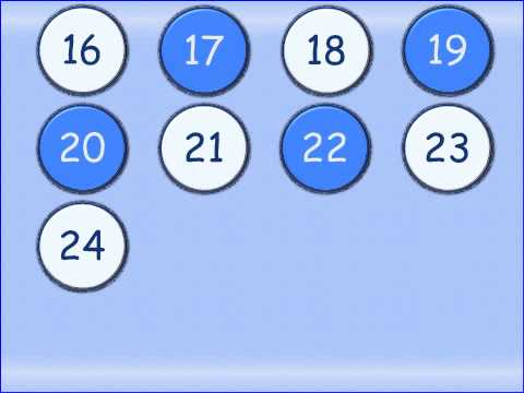French numbers 0 to 31