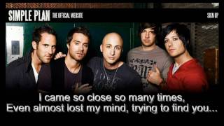 Simple Plan Just Around The Corner Lyrics