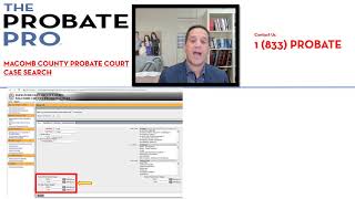 Macomb County Probate Court Case Search #theprobatepro #macombcounty