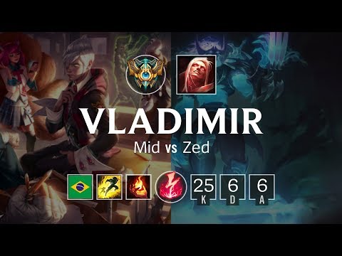 Vladimir Mid vs Zed - BR Master Patch 8.24