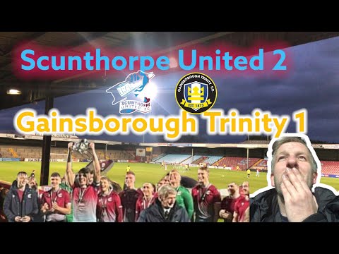 Scunthorpe United 2 - 1 Gainsborough Trinity  -  Lincs Cup Final