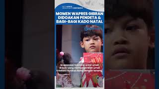 Momen Wapres Gibran Didoakan Pendeta & Jemaat serta Bagi-bagi Kado Natal di GBI Keluarga Allah Solo