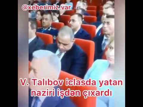 İclasda yatan nazir işdən çıxarıldı