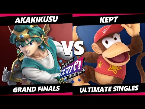 Sumapa 59 GRAND FINALS - Akakikusu (Hero) Vs. kept (Diddy Kong) SSBU Ultimate Tournament