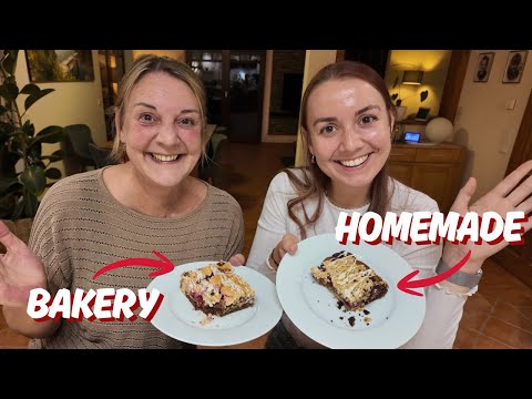 My Mum's Favorite Cherry Cake 🍒 Homemade vs. Bakery?