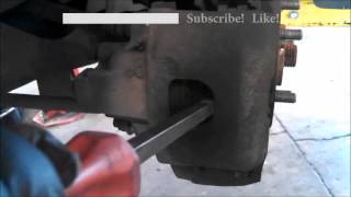 Front brake replacement 1999 Dodge Intrepid Install Remove Replace