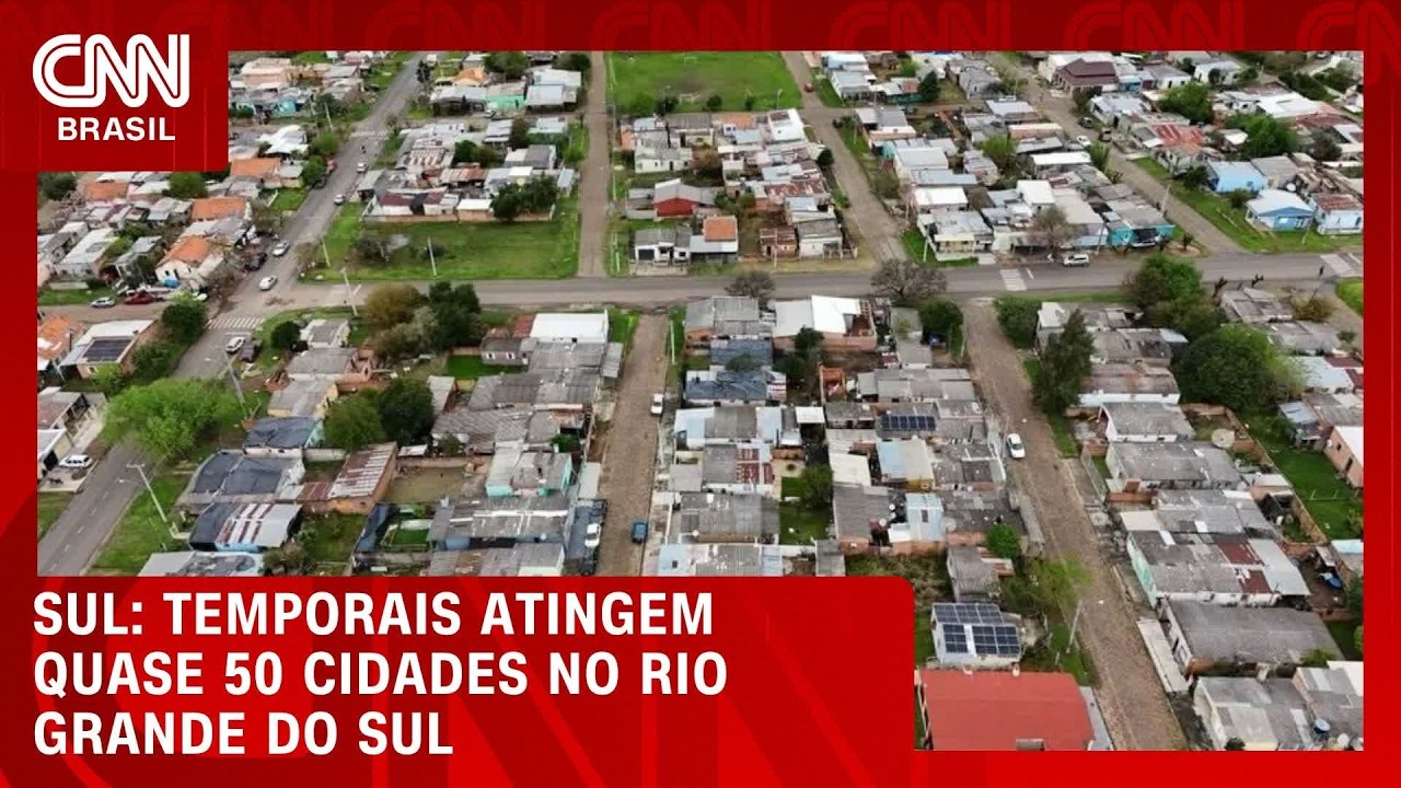 Temporais atingem quase 50 cidades no Rio Grande do Sul | CNN NOVO DIA