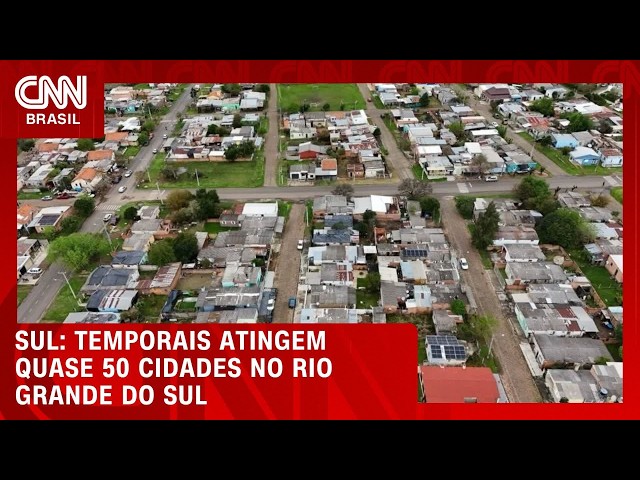 Temporais atingem quase 50 cidades no Rio Grande do Sul | CNN NOVO DIA
