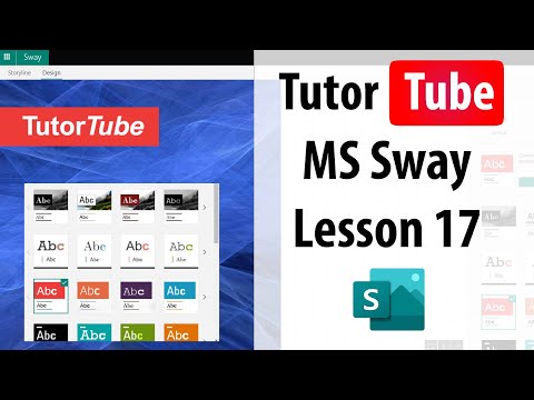 MS Sway Tutorial Lesson 1 Singing in Web Based Sway