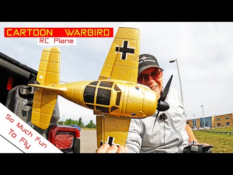 Cartoon Fattie Warbird RC Plane - BF-109 - Review