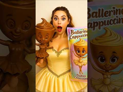 Ballerina Cappuccino Dubai Chocolate  🍫☕😋 #ballerinacappuccino #dubaichocolate #chocolate