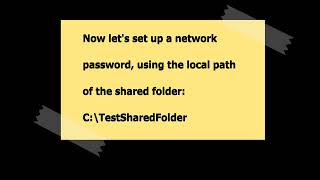 How to password-protect a shared network folder in Windows 11, 10