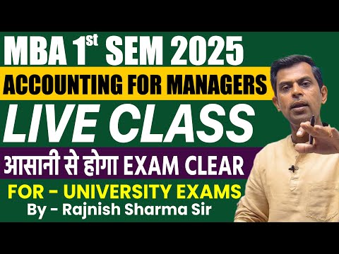 Depreciation | Financial Accounting | Accounting For Managers | Mba 1st Sem | Rajnish Sharma Sir |