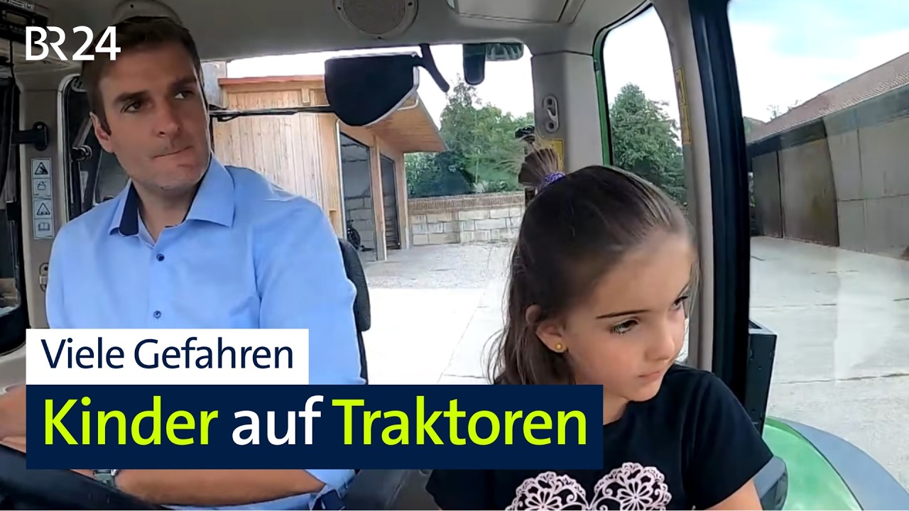 Traktoren und Kinder: Gefahren erkennen und Risiko senken | Abendschau | BR24