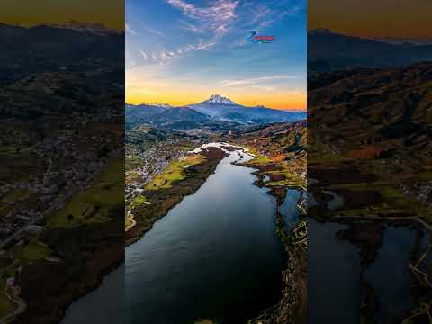 El Chimborazo contempla la milenaria Laguna de Colta