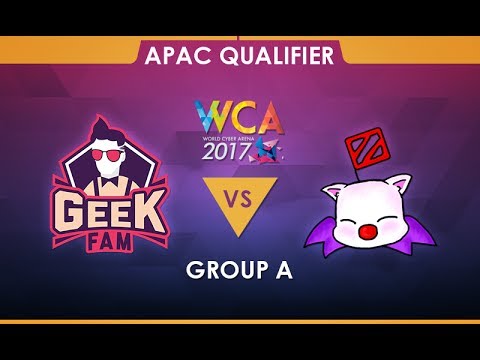 Geek Fam vs MongolZ Game 3 - WCA 2017 APAC Qualifier Group A - @Xyclopzz