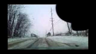 preview picture of video 'Sliding down the hill. A lot of other cars were too. Where are the plow trucks?'