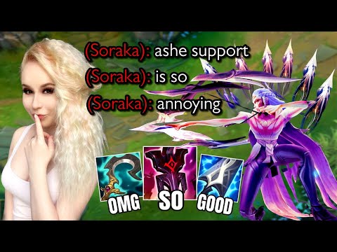 HOW TO PLAY ASHE SUPPORT VS SORAKA