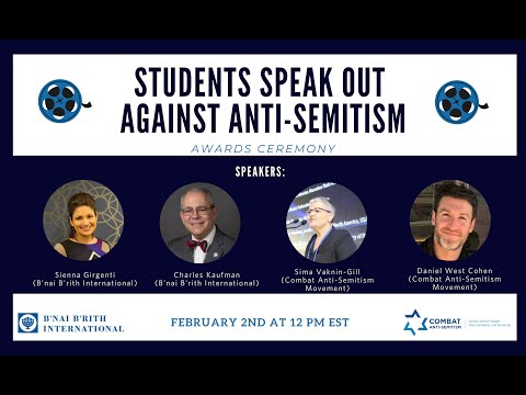 Students Speak Out Against Anti-Semitism Awards Ceremony