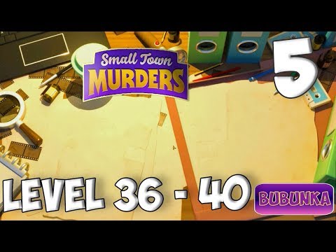 Small Town Murders Match 3 Levels 36 - 40 Case 1 [ Gameplay Story ] Part 5