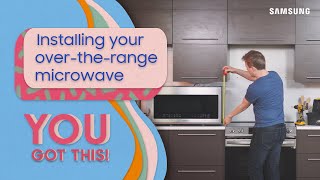 Installing Your Over-the-Range Microwave