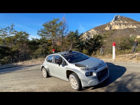 Citroën C3 R5 - Rallye Monte-Carlo 2020 Test - Éric Camilli/FX Buresi (HD)