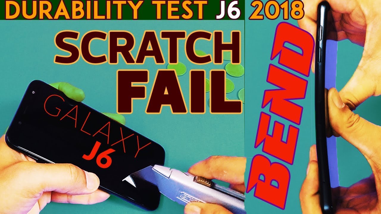 Samsung Galaxy J6 2018 (Scratch FAIL) BEND TEST!! (Durability Video) + Unboxing, 1st Impressions