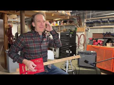 Let's Put Some Reverb on that 3 String Cigar Box Guitar with a Boss RV-6 Reverb Pedal - Mike Snowden