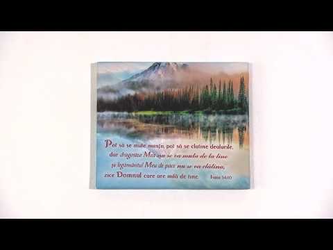Tablou crestin - Pot să se mute munții