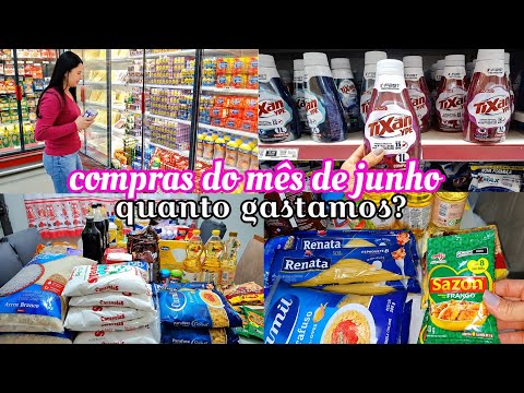 🛒COMPRAS DO MÊS COMPLETA ||NO ASSAÍ ATACADISTA EM SÃO PAULO CAPITAL 🛒