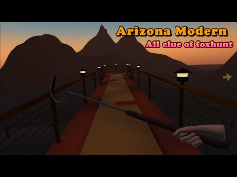 Walkabout mini golf - Arizona modern All clue of foxhunt 漫步閑遊迷你高爾夫-現代亞利桑那球桿線索（oculus quest 2)