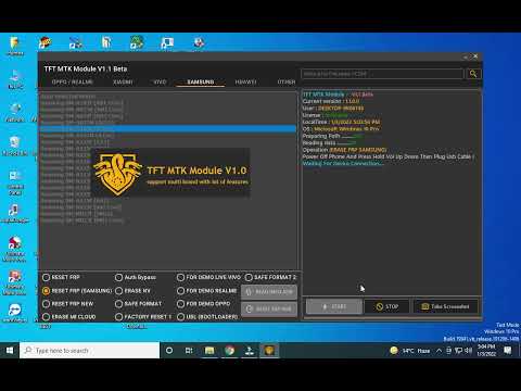 TFT MTK Module V1.1 Beta Version All MediaTek Device 2022 | Screen Lock Frp UNLOCK TOOL Free 1000%