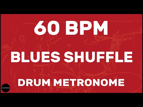 Blues Shuffle | Drum Metronome Loop | 60 BPM