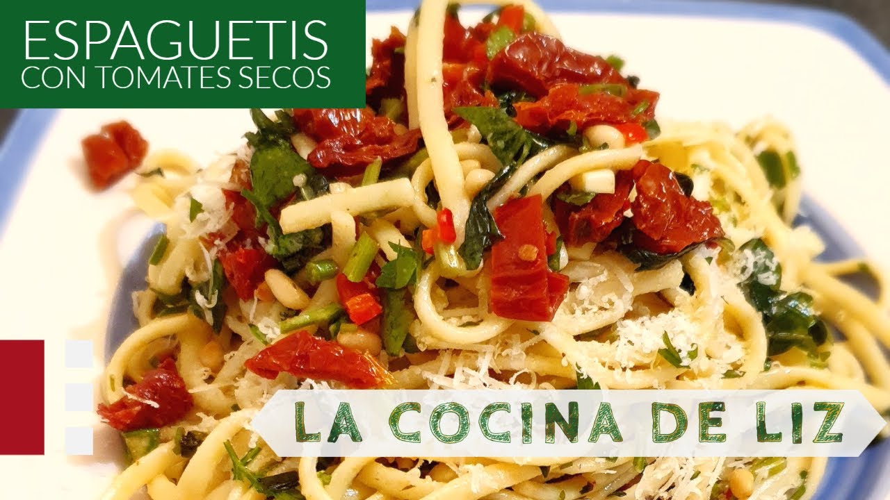Watch Espaguetis con Tomates Secos / Receta Fácil y Rápida 🍝😋 Now Espaguetis con Tomates Secos / Receta Fácil y Rápida 🍝😋