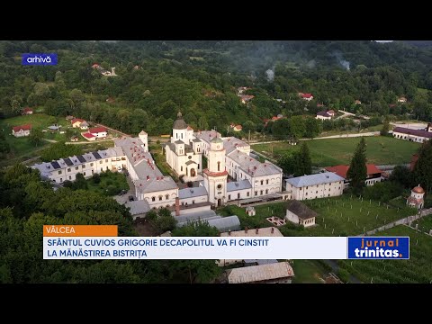 Sfântul Cuvios Grigorie Decapolitul va fi cinstit la Mănăstirea Bistrița