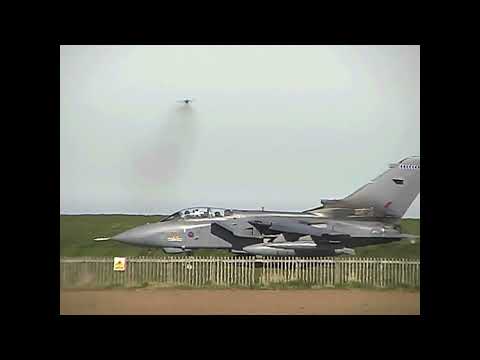 SCRAMBLE  OF TORNADOS AT LOSSIEMOUTH