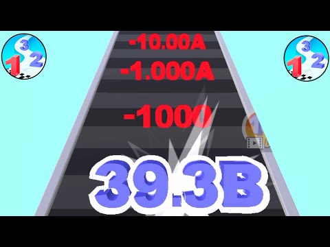 Number Master: Run and merge vs Number Merge Run 2048, 4096 Gameplay New update level part #12