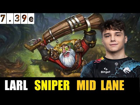 🤯Larl [SNIPER] MIDLANE 7.39e - DOTA 2 HIGHEST MMR MATCH#dota2  #dota2gameplay