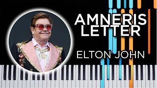 Amneris Letter (Elton John) - Piano Tutorial