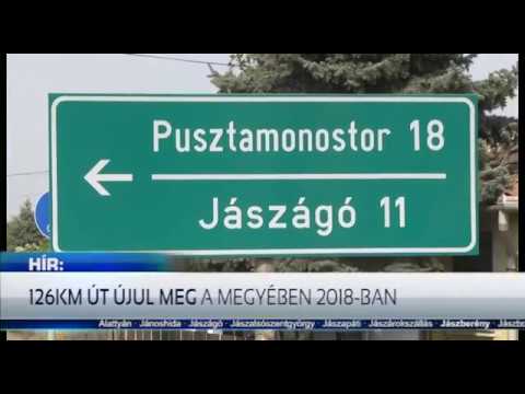 126 KM ÚT ÚJUL MEG JÁSZ-NAGYKUN-SZOLNOK MEGYÉBEN