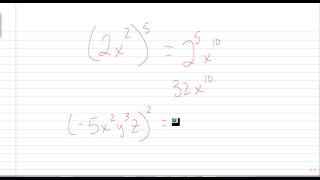Power of a Product Rule