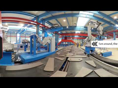 [VR 360] Zeman Automated Steel Beam Assembly Factory