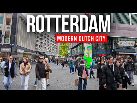 ROTTERDAM, Netherlands 🇳🇱 Modern Dutch Power | 4K Walking Tour