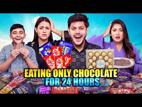 ২৪ ঘণ্টা চকলেট খেয়ে বেঁচে থাকার প্রতিযোগিতা 😱 | Eating Only Chocolate For 24 Hours | Rakib Hossain