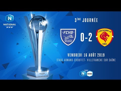 J3 : FC Villefranche B. - Lyon Duchère AS (0-2), le résumé I National FFF 2019-2020