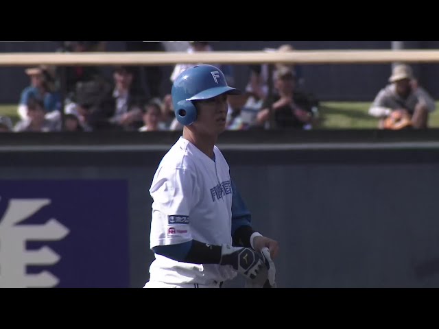 【ファーム】勝負強さを見せる!! ファイターズ・若林晃弘 2点タイムリー2ベースヒットを放つ!! 2025年5月5日 北海道日本ハムファイターズ 対 東京ヤクルトスワローズ