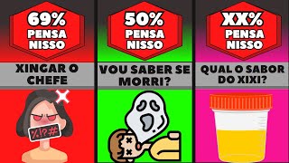 OS PENSAMENTOS MAIS ESTRANHOS DAS PESSOAS