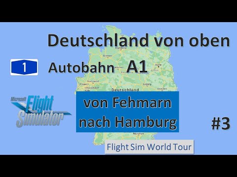 Deutschland von oben ▪ BAB A1 ▪ Fehmarn nach Hamburg