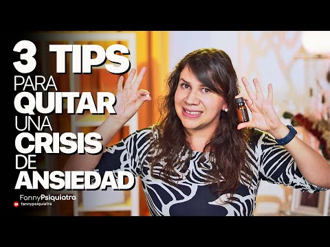 3 TIPS PARA QUITAR UNA CRISIS DE ANSIEDAD