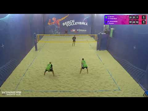 16:55 S. Borets / V. Kraievskyi - A. Antonenko / I. Ivanov 03.03.2023 | Winners Beach Volleyball
